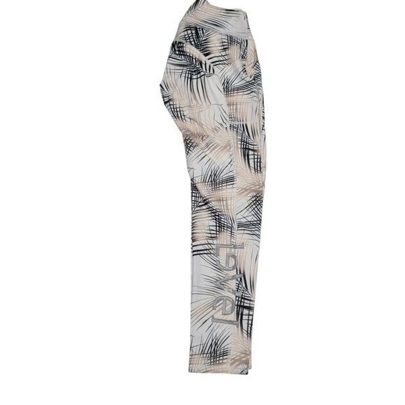 Nux Level Athletic Leggings Thrive Branded Pockets White Gold‎ Womens Medium - Picture 2 of 9